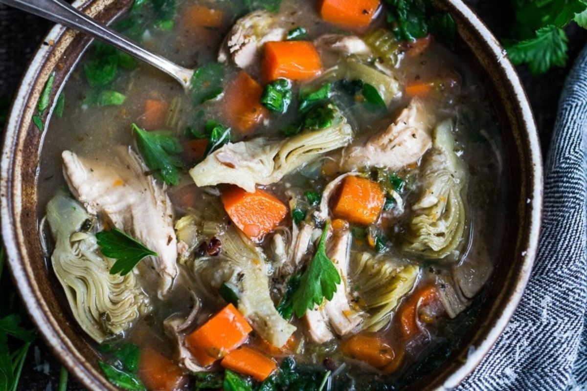 grilled-chicken-and-artichoke-soup-recipe