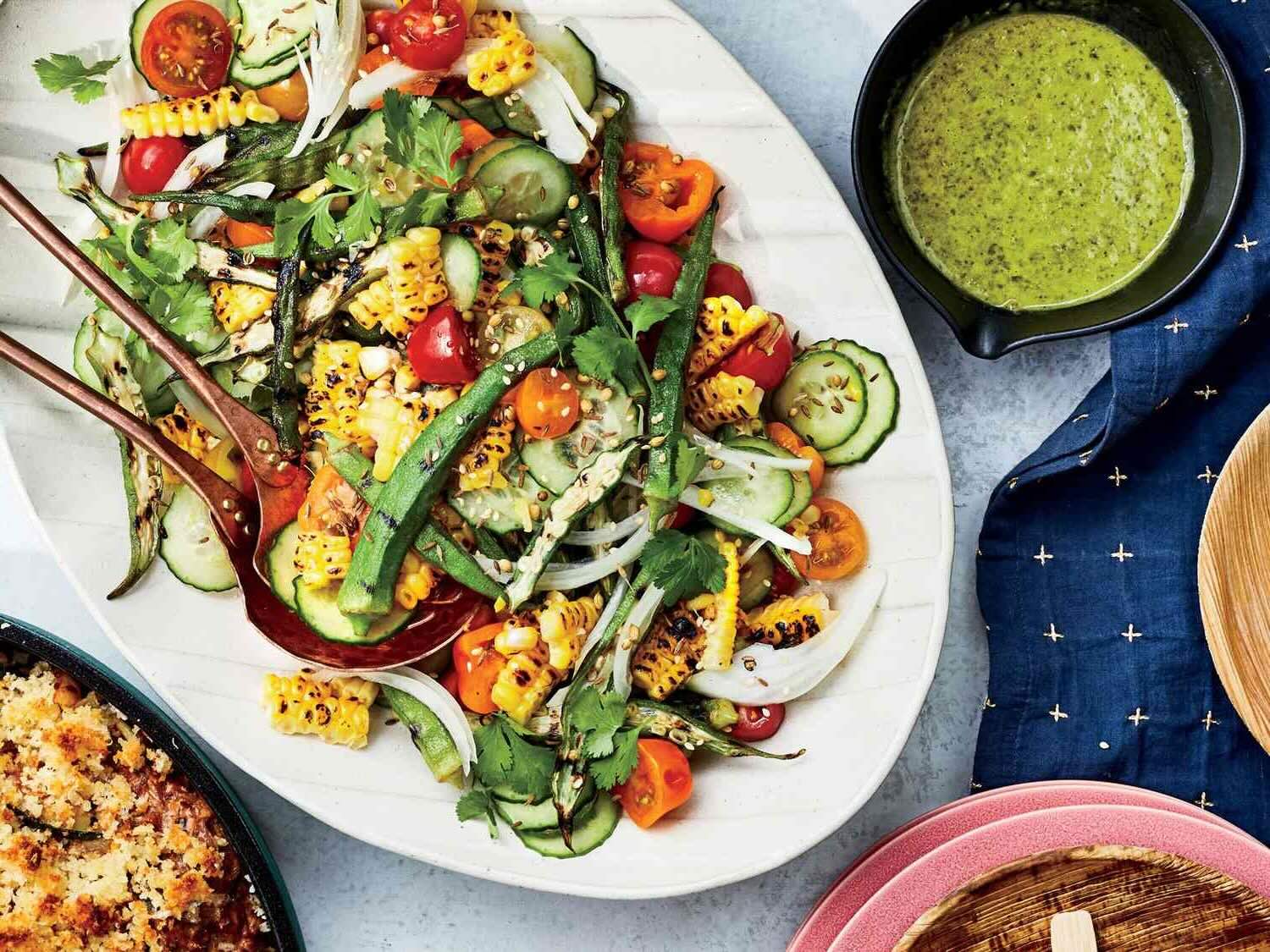 grilled-okra-salad-recipe