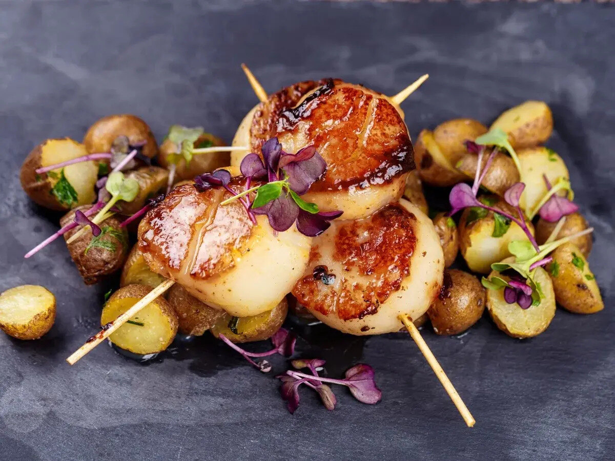 grilled-sea-scallop-and-shiitake-skewers-recipe