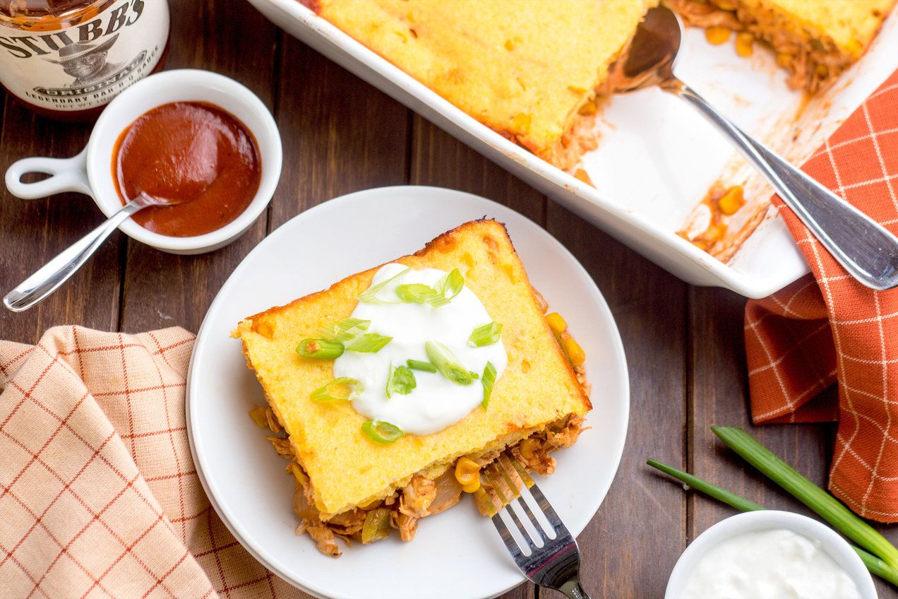 bbq-chicken-cornbread-bake-recipe
