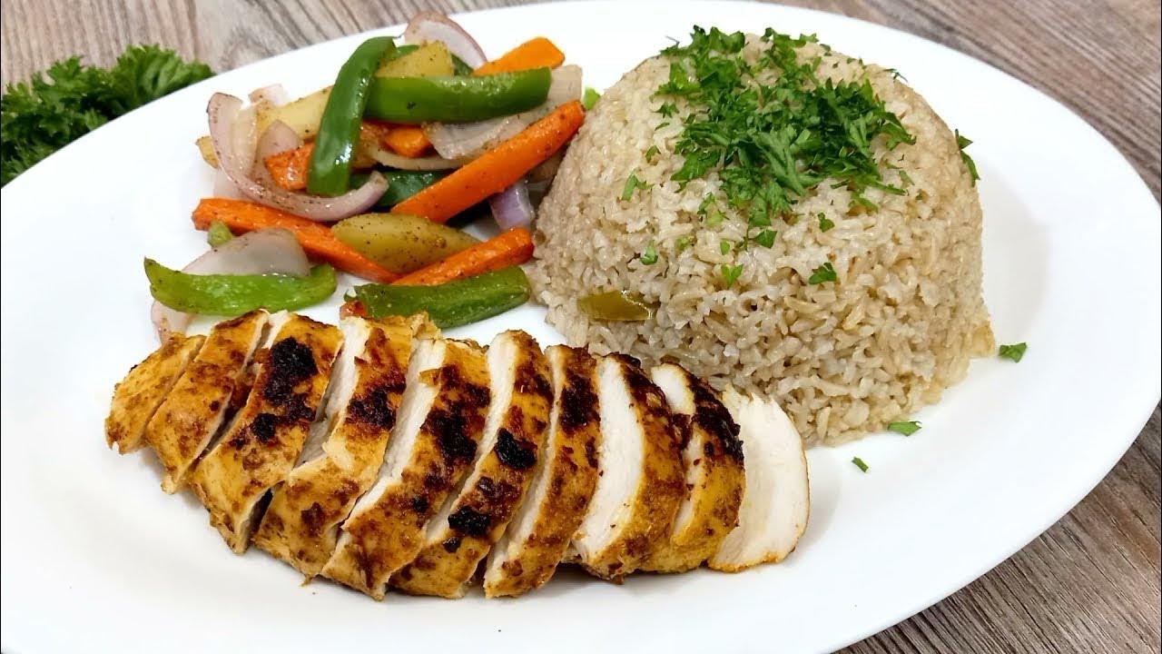 grilled-chicken-veggies-rice-recipe