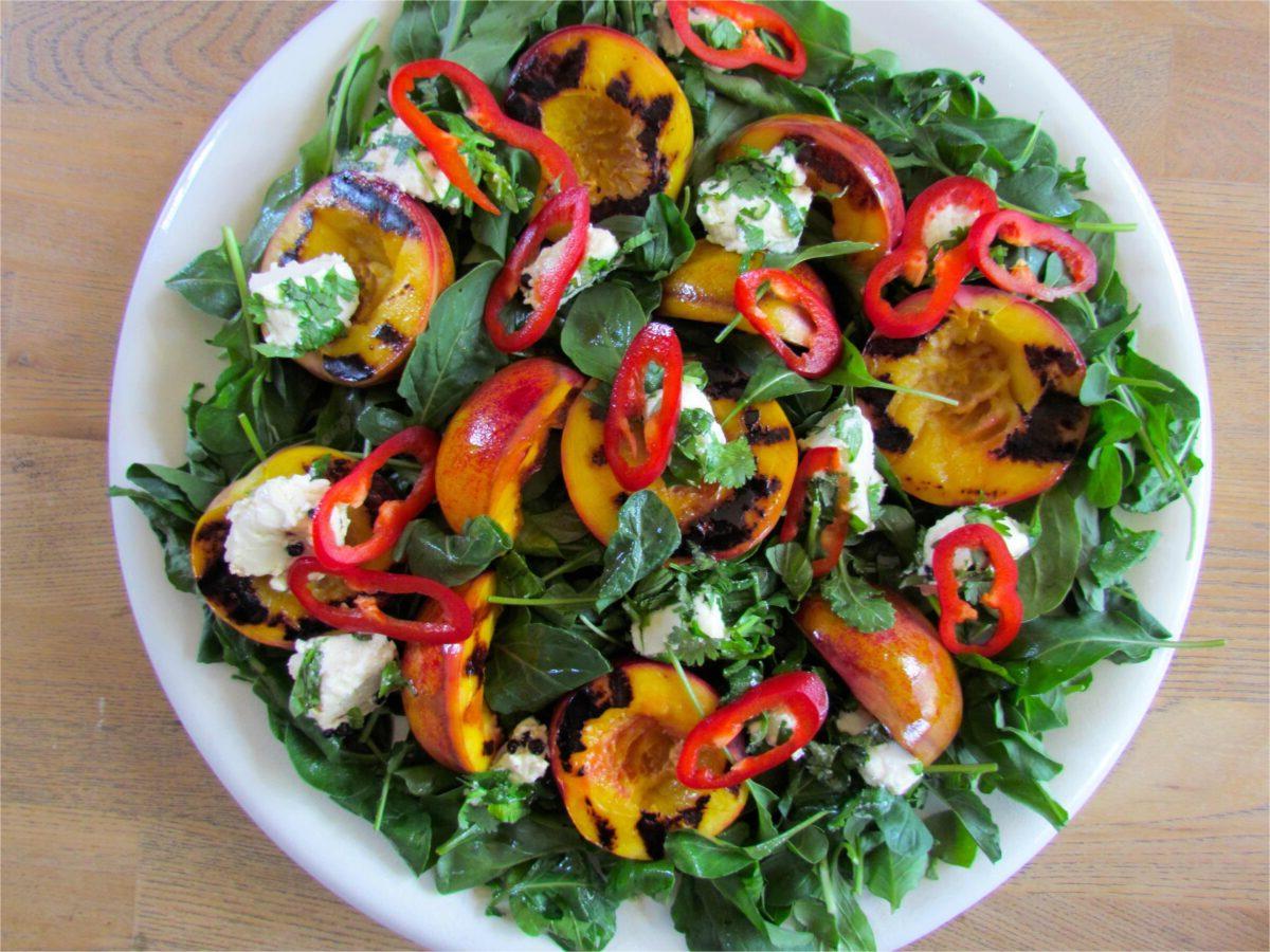 grilled-nectarines-with-goat-cheese-recipe