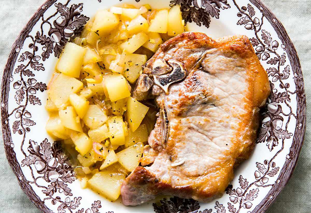 grilled-pork-chops-and-apple-pear-topping-recipe