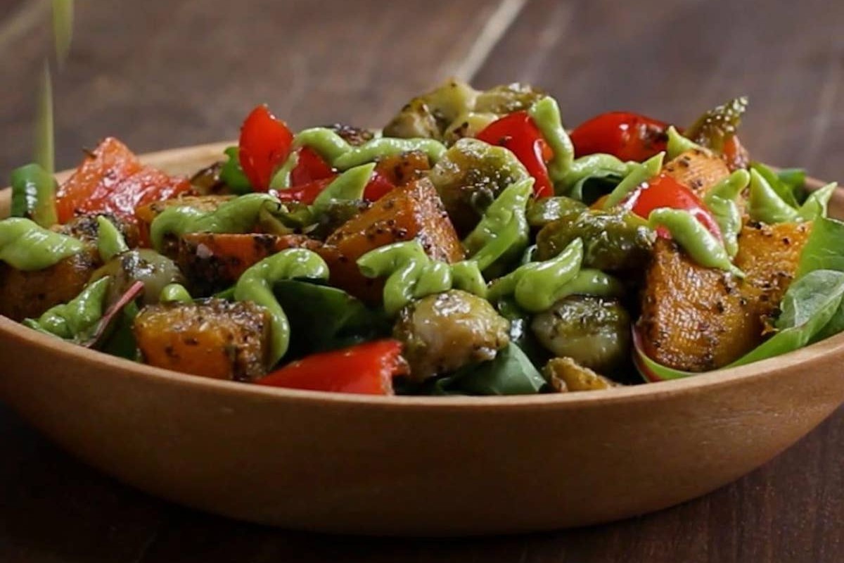 grilled-vegetables-with-avocado-and-goat-cheese-recipe